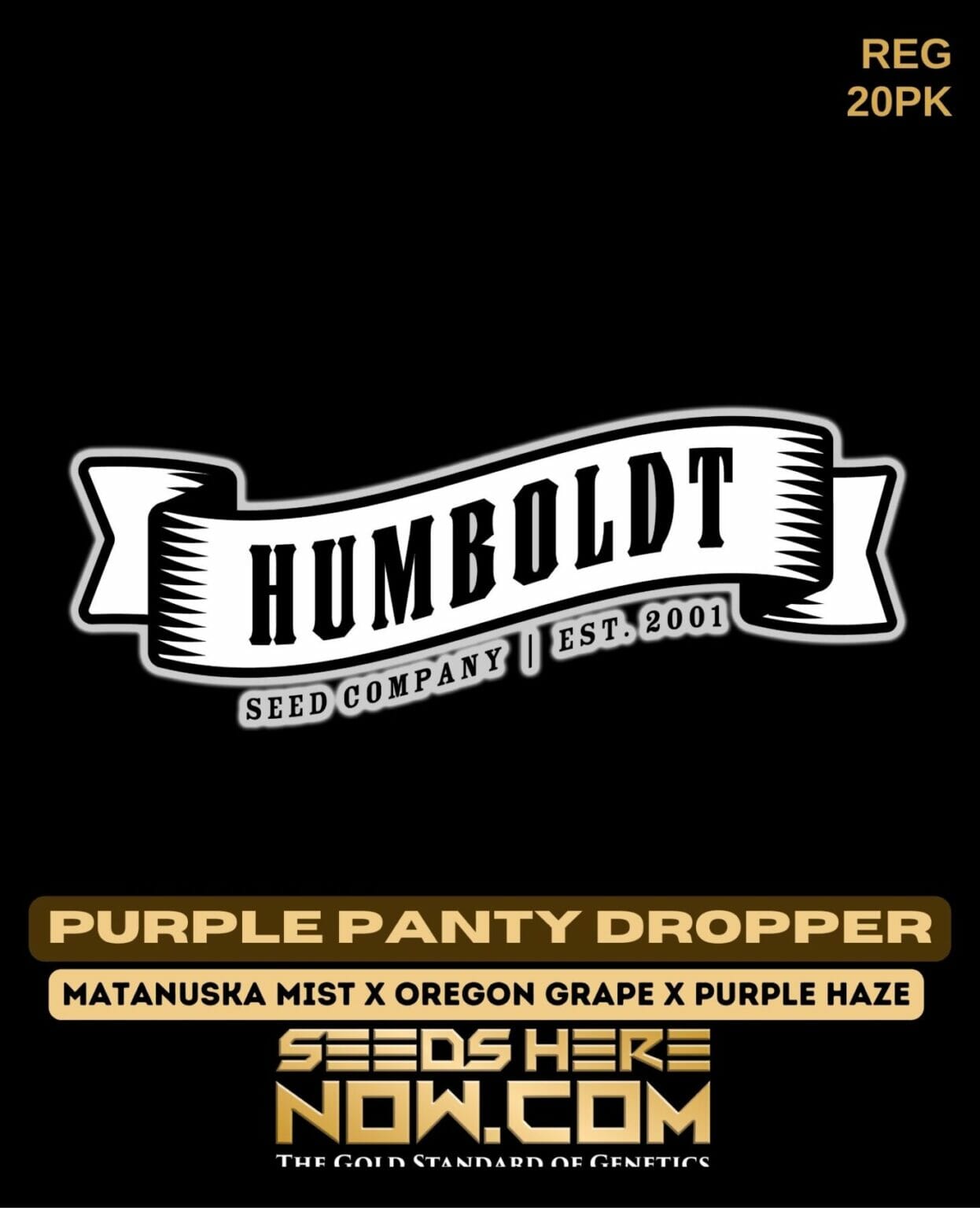 Humboldt Seed Company Purple Panty Dropper {REG} [20pk] Seeds Here Now
