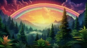 Experience the Cadillac Rainbows Strain (Pure Michigan X Runtz)