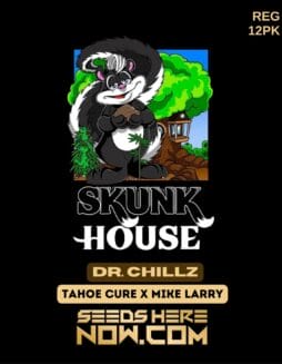 Skunk House Genetics - Dr. Chillz {REG} [12pk]Skunk House Genetics - Dr. Chillz {reg} [12pk]