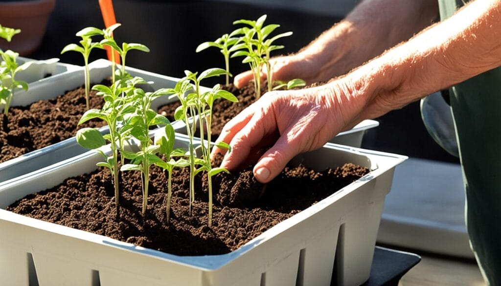 Transplanting Seedlings to Larger Containers