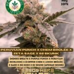 Peruvian Punch x Chem Brûlée x Zeta S.A.G.E. x 82 Skunk (Regular) - Heart & Soil Seeds