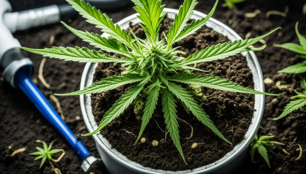 Soil enrichment for cannabis growing