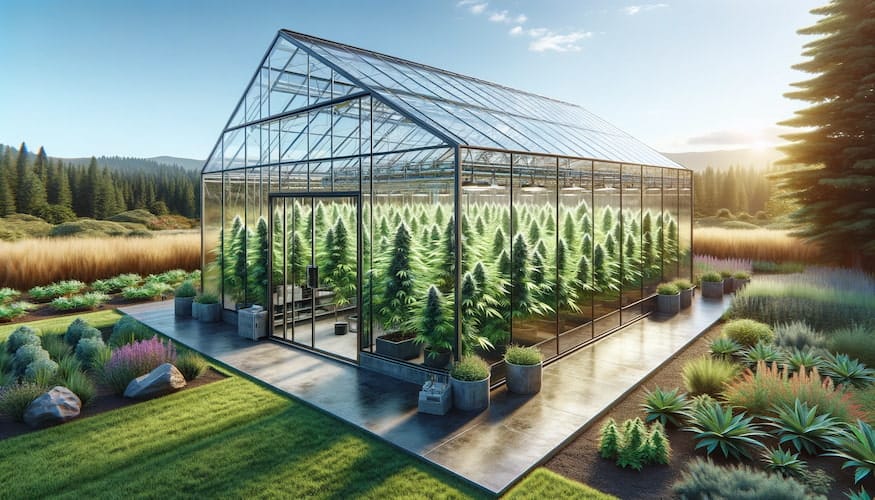 Cannabis greenhouse
