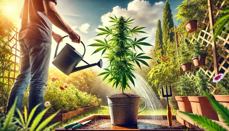 How To Water Cannabis Plants: A Complete Guide