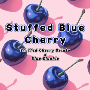 Stuffed Blue Cherry Strain Art