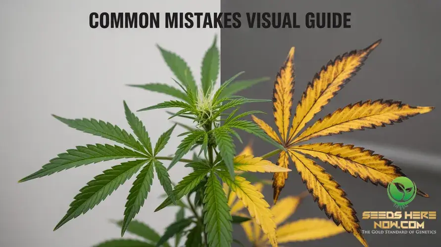 How To Grow Cannabis Indoors: Complete Beginner'S Guide – an(space)educational(space)diagram(space)illustrating(space)what not to do