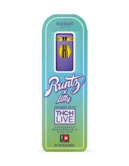 Baja Blast THC (space) Cannabis seeds pack by Runtz x Litty, featuring feminized seeds with citrus and tropical fruit flavors