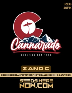 Image of Cannarado Genetics Z and C cannabis seeds packet