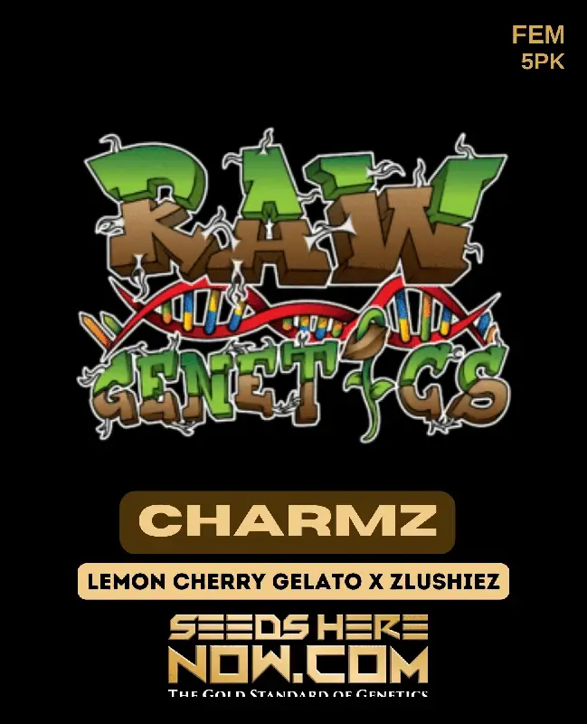 Charmz Feminized Seeds - Sativa Dominant Hybrid by Raw Genetics