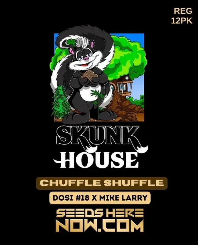 Chuffle Shuffle Cannabis Seeds - Regular Type by California Seedbank Genetics