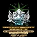 Double Dipped Red & Purple Chocolate Thai (Regular) - Snow High Seeds