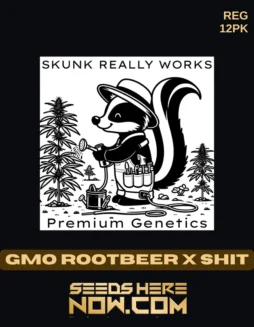 GMO Rootbeer x Shit Cannabis Seeds by Skunk Really Works