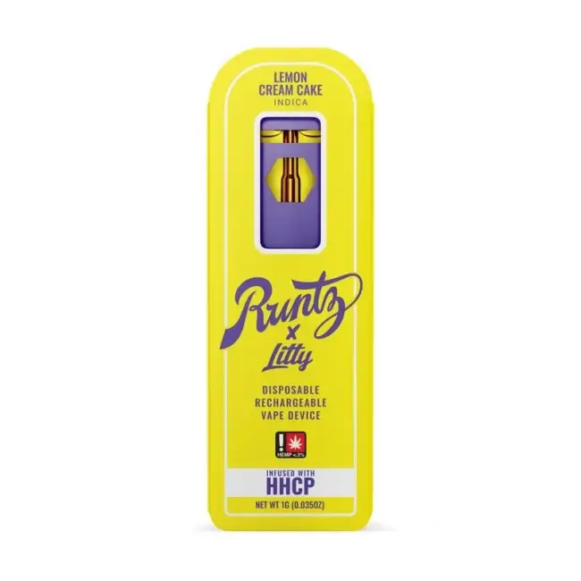 Lemon Cream Cake - Sativa Dominant Cannabis Seeds by Runtz x Litty Disposable