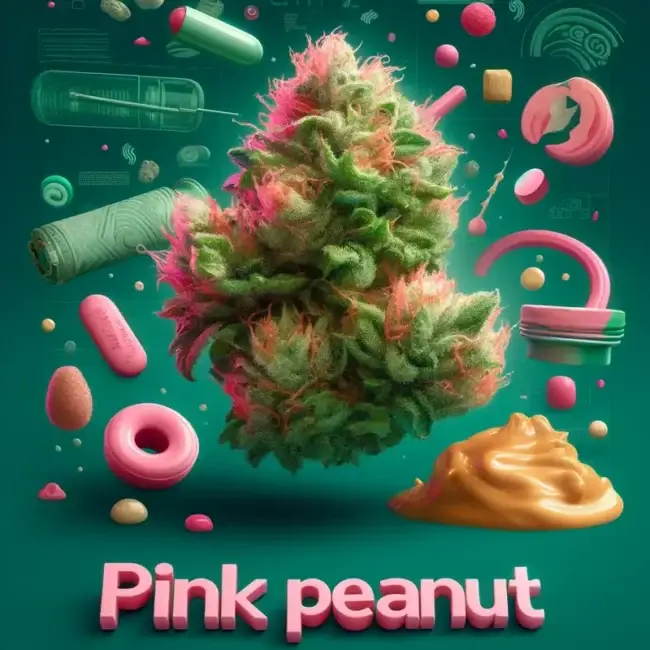 Pink Peanut Regular Seeds by Thug Pug Genetics featuring earthy and sweet flavors