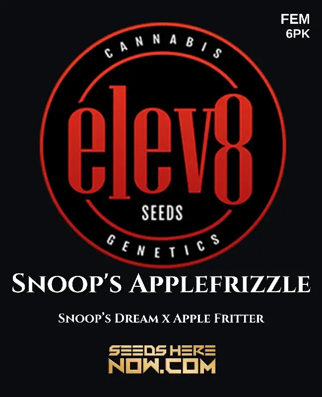 Snoop's Applefrizzle Cannabis Seeds, Feminized, 20-24% THC by Elev8 Seeds
