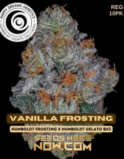 Vanilla Frosting Regular Seeds by Happy Dreams Genetics featuring Humboldt lineage