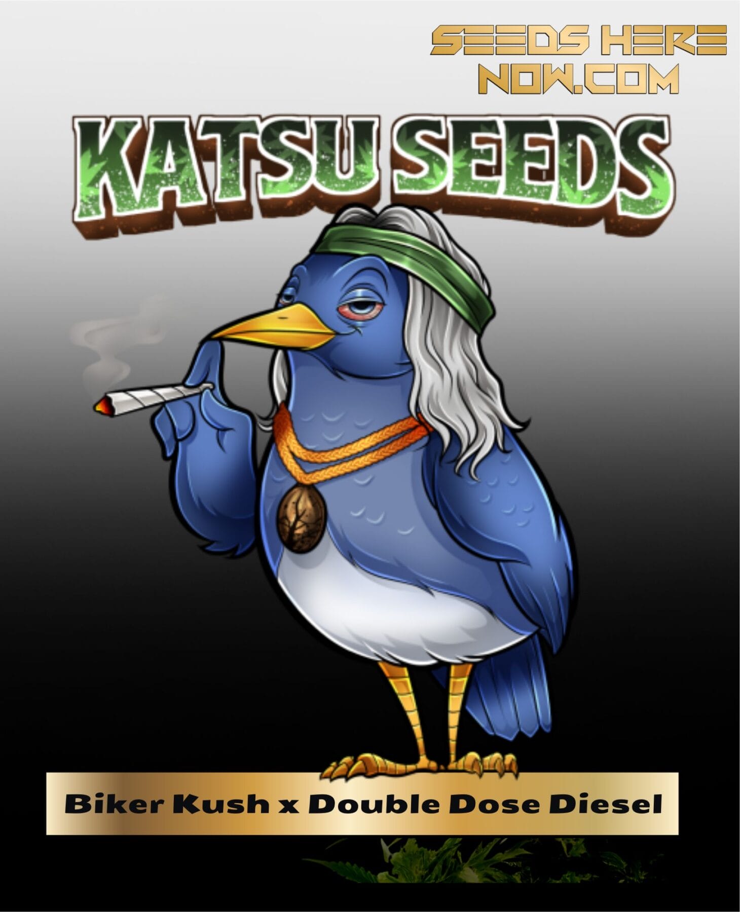 Biker Kush x Double Dose Diesel (Feminized) - Katsu Seeds