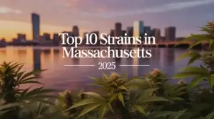 Top 10 cannabis strains in Massachusetts 2025