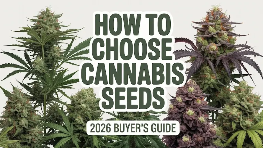 How To Choose Cannabis Seeds: Complete 2026 Guide (10 Expert Tips)