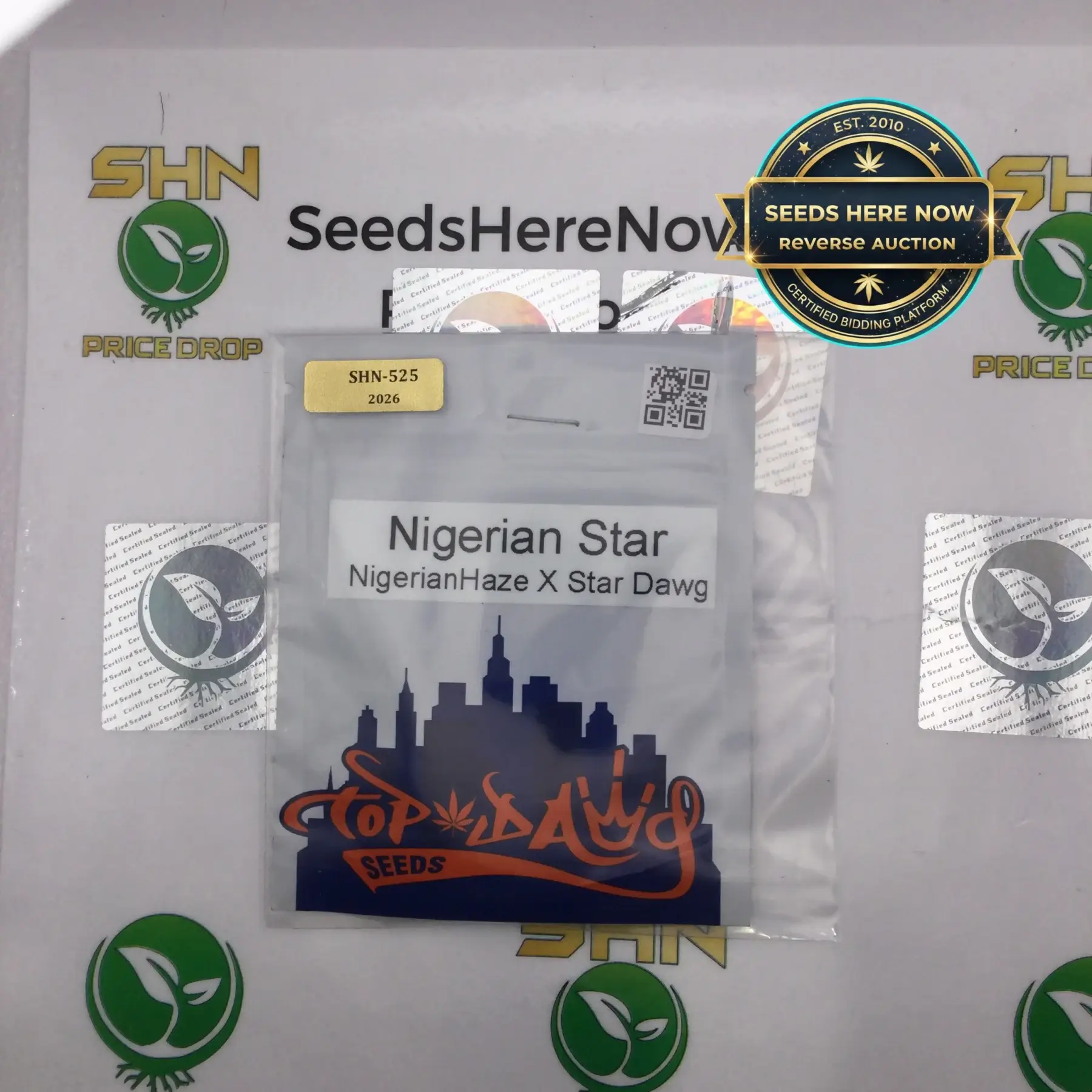 Nigerian Star regular cannabis seeds by Top Dawg Seeds - Seeds Here Now