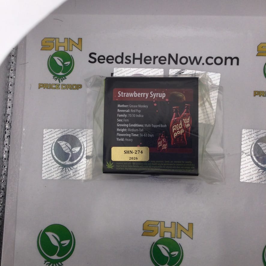 Strawberry Syrup (Regular) – Exotic Genetix | Vault Release