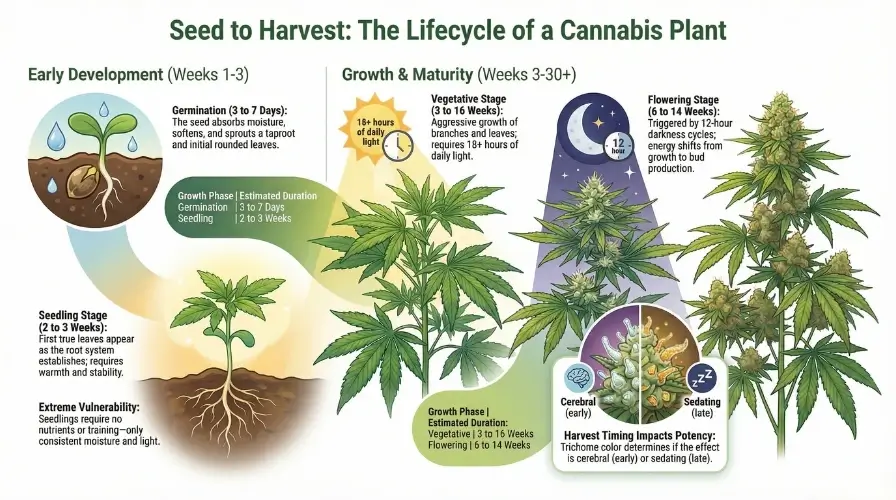 The Complete Beginner'S Guide To Growing Cannabis – Cannabis lifecycle